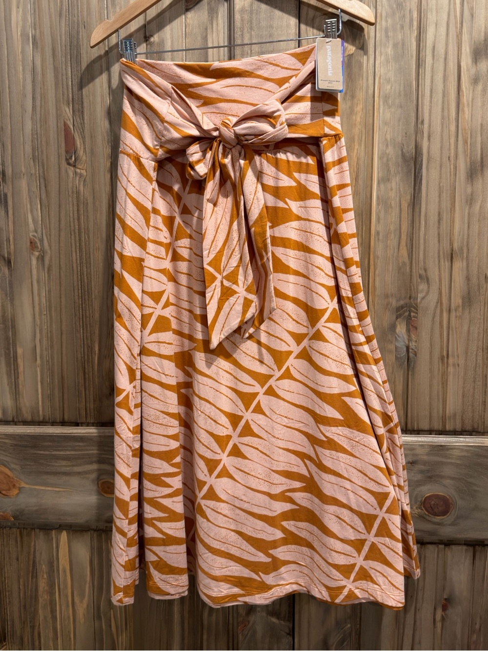 **NEW** Patagonia Kamala Frond Printed Tie-Waist Midi Skirt NWT size XL